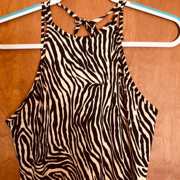 Betsey Johnson Dresses & Skirts - Betsy Johnson zebra print SizeM